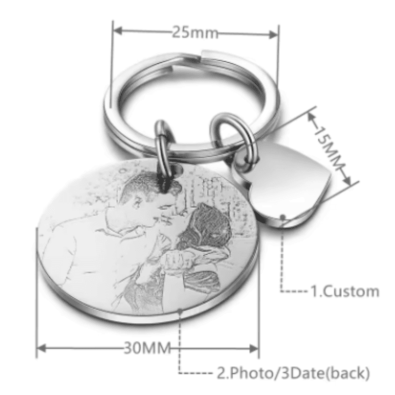 Timeless Memory Keepsake Keychain