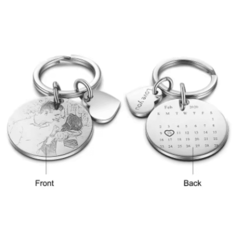 Timeless Memory Keepsake Keychain