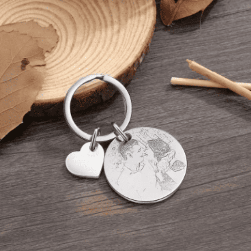Timeless Memory Keepsake Keychain