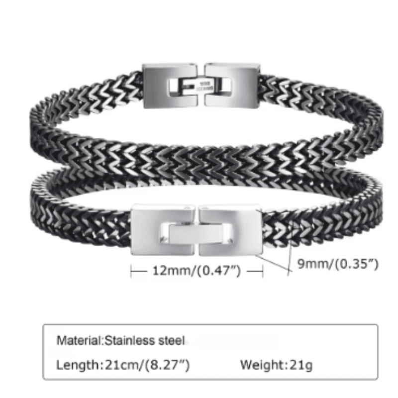 Titan Braided Steel Bracelet
