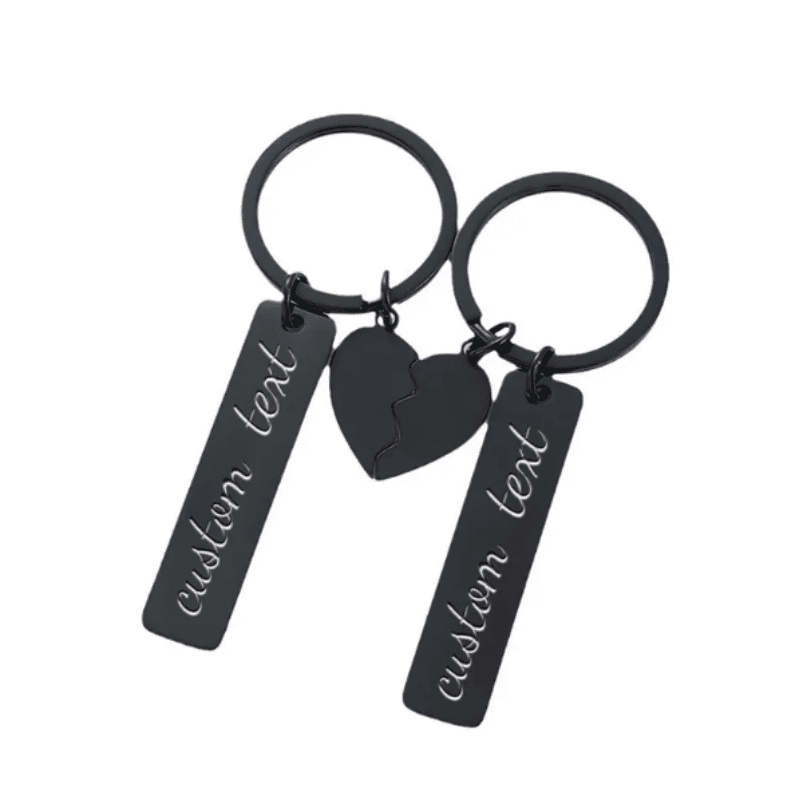 Together Apart Personalised Keychain Set