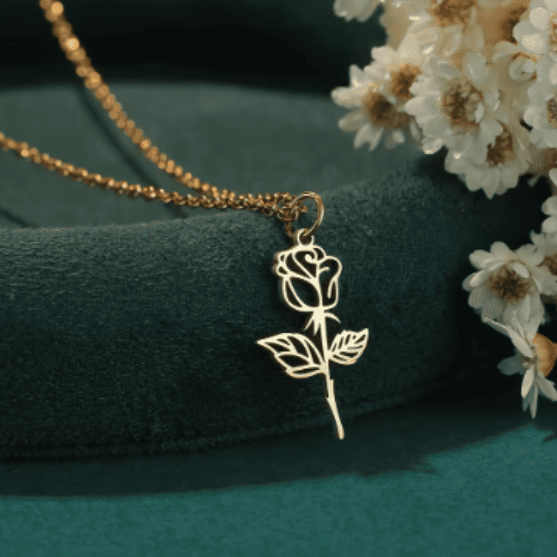 Beauty and the Beast True Bloom Necklace