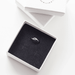 Sterling Silver Twist of Elegance Sparkle Ring  Oscar Willow & Co   
