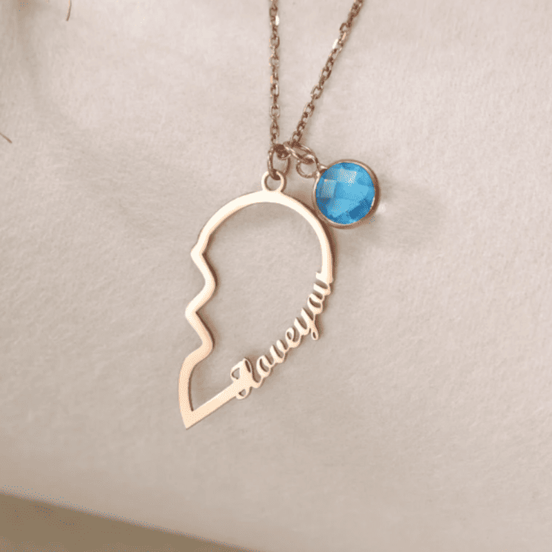 Two Halves, One Heart Necklace Set