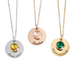 Personalized Disc Pendant Necklace  Oscar Willow & Co   