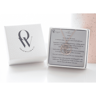 Waves of Remembrance Necklace  Oscar Willow & Co   