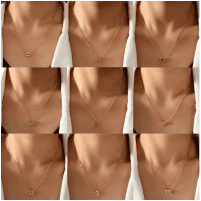 Libra "The Harmonious Aura" Zodiac Necklace
