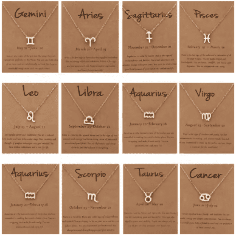 Libra "The Harmonious Aura" Zodiac Necklace