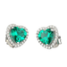 Emerald Endless Love Earrings  Oscar Willow & Co   