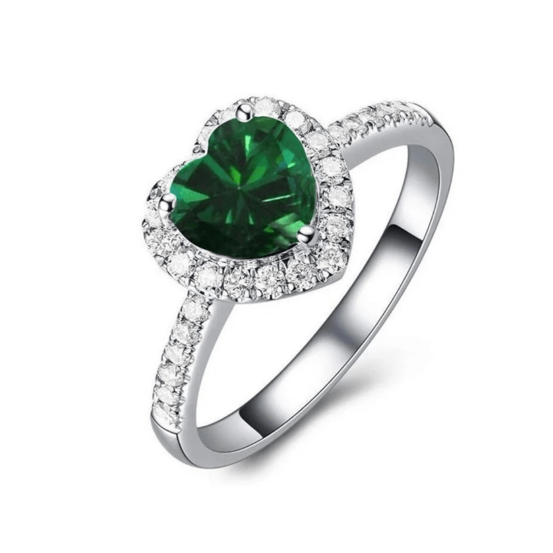 Emerald Endless Love Ring  Oscar Willow & Co 6  