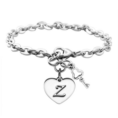 Heart Letter Bracelet  Oscar Willow & Co   