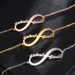 Infinity Love Name Bracelet  Oscar Willow & Co Rose Gold  