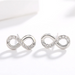 Infinity Love Earrings  Oscar Willow & Co Silver  