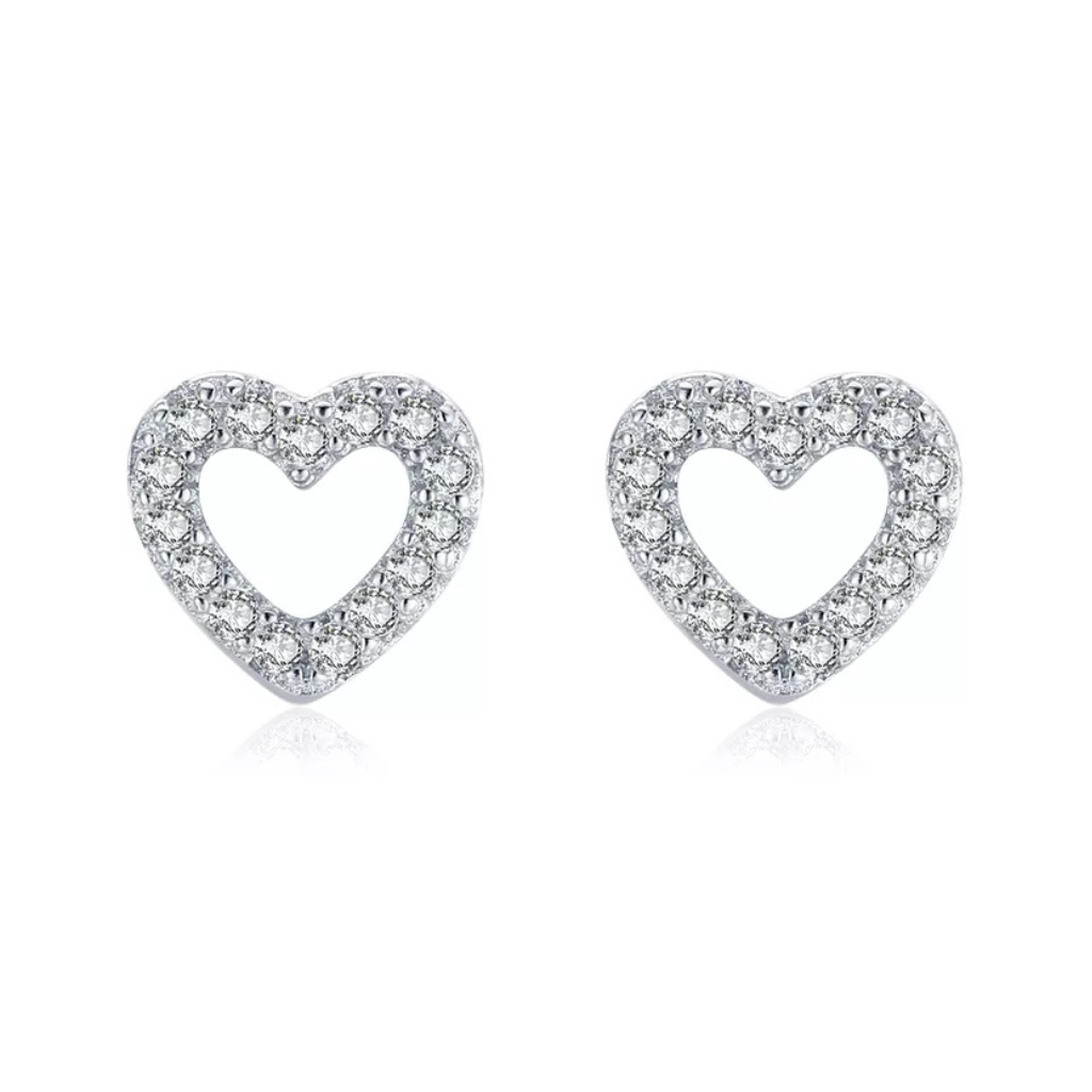 Lucky Love Heart Earrings  Oscar Willow & Co   