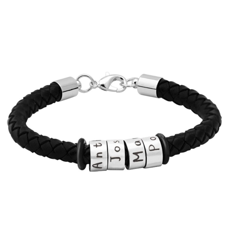 Leather braided bracelet  Oscar Willow & Co   