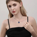 Sapphire Endless Love Necklace  Oscar Willow & Co   