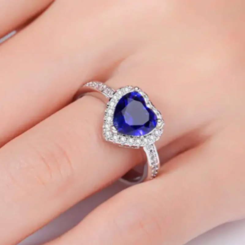 Sapphire Endless Love Ring  Oscar Willow & Co   