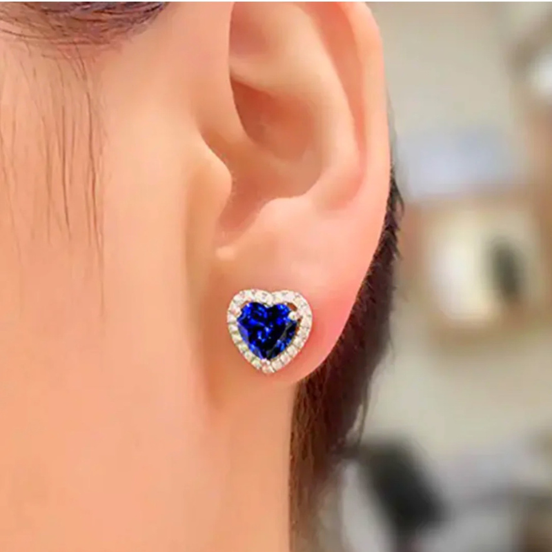 Sapphire Endless Love Earrings  Oscar Willow & Co   