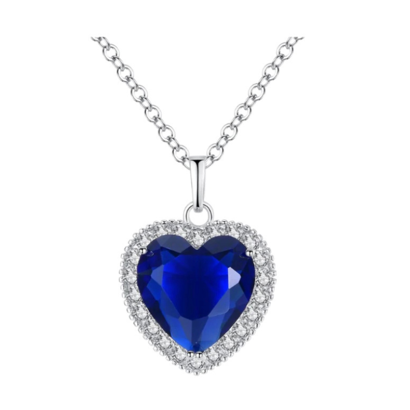 Sapphire Endless Love Necklace  Oscar Willow & Co   