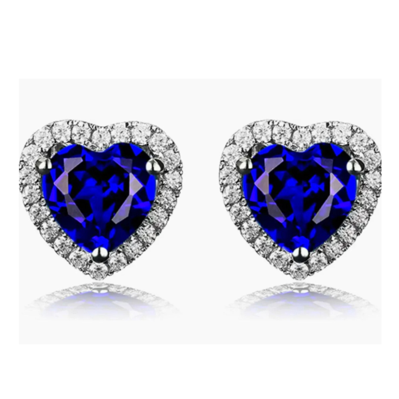 Sapphire Endless Love Earrings  Oscar Willow & Co   