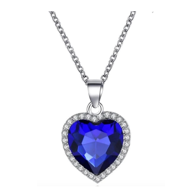 Sapphire Endless Love Necklace  Oscar Willow & Co   