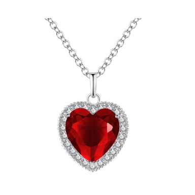 Ruby Endless Love Necklace  Oscar Willow & Co   