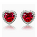 Ruby Endless Love Earrings  Oscar Willow & Co   