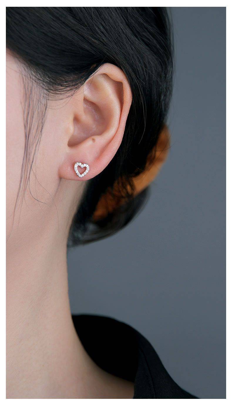 Lucky Love Heart Earrings  Oscar Willow & Co   