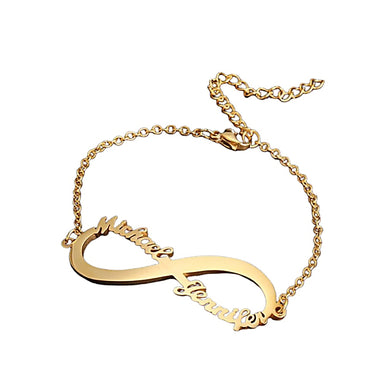 Infinity Love Name Bracelet  Oscar Willow & Co   